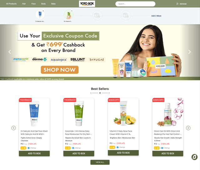 Yotobox Website